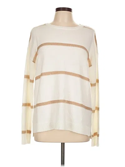 Pre-owned Andree By Unit Pullover Sweater In White