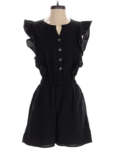 Pre-owned Andree By Unit Romper In Black