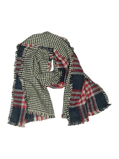 Pre-owned Andree By Unit Scarf In Burgundy