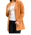 Andree By Unit She's On Point Collared Coat In Rust In Multi