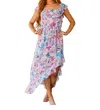 Andree By Unit She Sells Sea Shells Maxi Dress In Multi Color In Multi