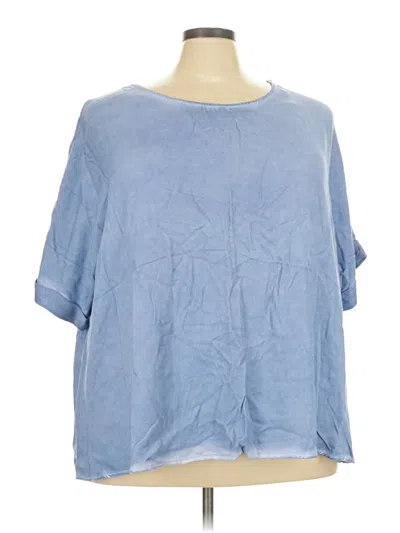 Pre-owned Andree By Unit Short Sleeve T-shirt In Blue