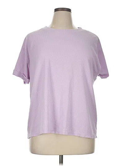 Pre-owned Andree By Unit Short Sleeve T-shirt In Purple