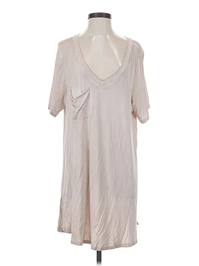 Pre-owned Andree By Unit Short Sleeve T-shirt In Tan