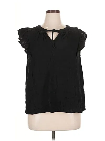 Pre-owned Andree By Unit Sleeveless Blouse In Black