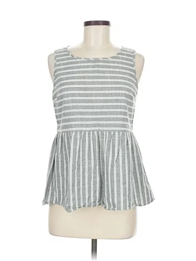 Pre-owned Andree By Unit Sleeveless Blouse In Gray