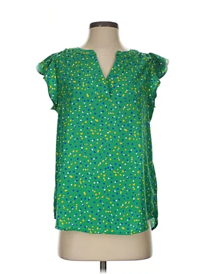 Pre-owned Andree By Unit Sleeveless Blouse In Green