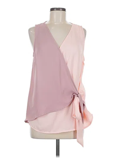Pre-owned Andree By Unit Sleeveless Blouse In Pink