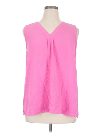 Pre-owned Andree By Unit Sleeveless Blouse In Pink