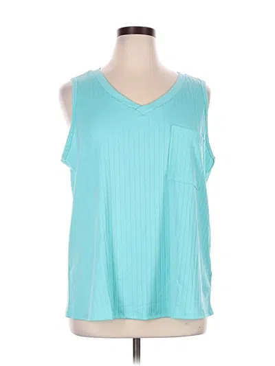 Andree By Unit Sleeveless Blouse In Teal