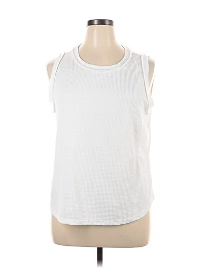 Pre-owned Andree By Unit Sleeveless T-shirt In White