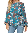 Andree By Unit So Long Sweetheart Blouse In Blue In Blue