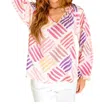 Andree By Unit Stamp Of Happiness Shirt In Pink In White