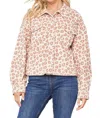 Andree By Unit Sweet Paradise Leopard Shacket In Cream Multi In Beige
