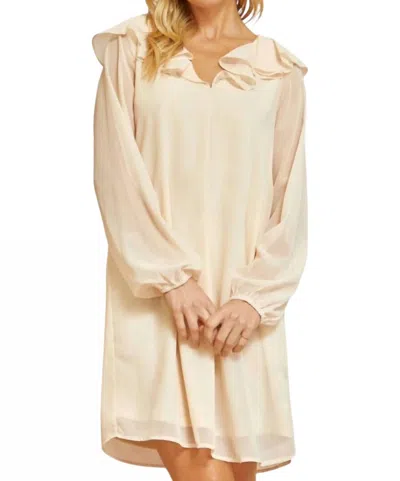 Andree By Unit Sweetest Love Dress In Champagne In Neutral
