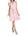 Andree By Unit Tickling Tulips Dress In Peach In Pink