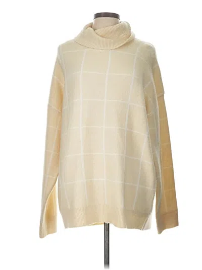 Pre-owned Andree By Unit Turtleneck Sweater In Yellow