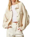 Andree By Unit We Had It All Denim Jacket In Natural In White