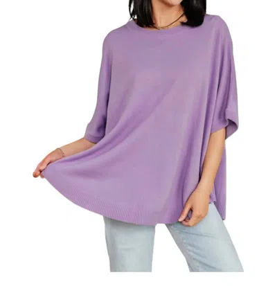 Andree By Unit Whisper Dolman Sleeve Top In Lilac In Purple