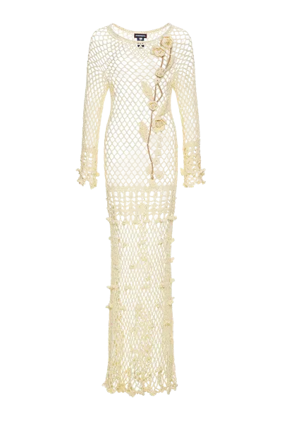 Andreeva Butter Yellow Vanilla Handmade Crochet Dress