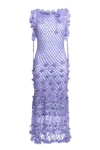 Andreeva Camila Handmade Knit Dress In Blue