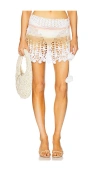 Andreeva Crochet Skirt With Embroidery