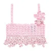 Andreeva Pink Vanilla Handmade Crochet Top