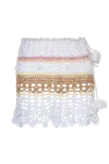 Andreeva Vanilla Multicolor Handmade Crochet Skirt In Multi Color