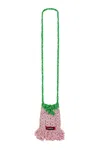 Andreeva Women's Lily Handmade Crochet Mini Bucket Bag