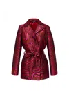Andreeva Raspberry Marilyn Jacket In Pink/purple