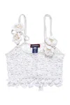 Andreeva White Vanilla Handmade Crochet Top In White