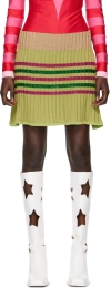 Andrej Gronau Ssense Exclusive Green Midi Skirt In Mint/green