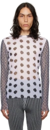 Andrej Gronau Ssense Exclusive White Long Sleeve T-shirt In White/black