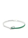 Andreoli White Gold Know Diamond Bracelet In Silver