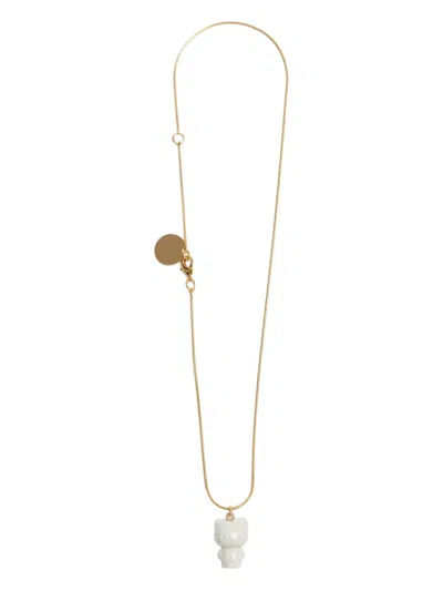 Andres Gallardo Hello Kitty Necklace In Gold