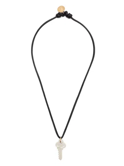 Andres Gallardo Key-pendant Necklace In Weiss