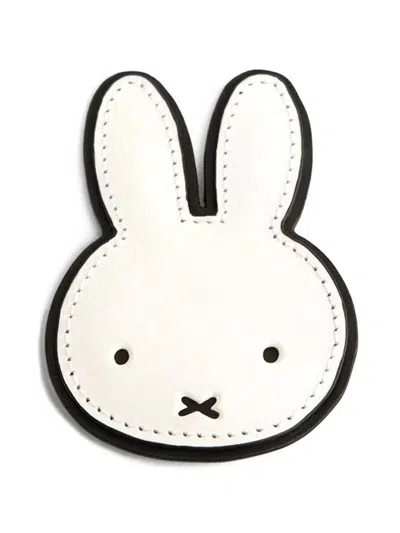 Andres Gallardo Miffy Leather Brooch In Black
