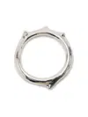 Andres Gallardo Thorn-detail Ring In Silver