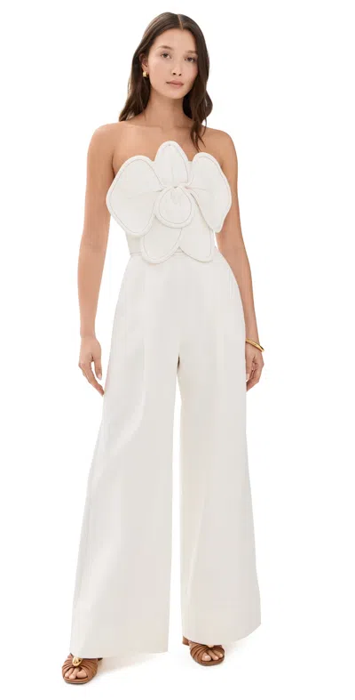Andres Otalora A Flor De Piel Jumpsuit Off White