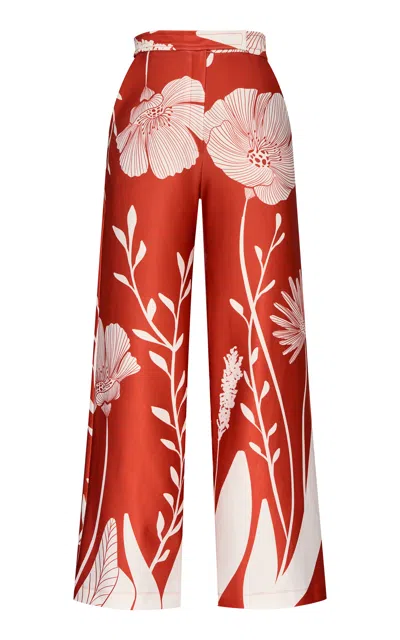 Andres Otalora Ama Y Haz Wide-leg Jersey Pants In Multi
