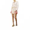 Andres Otalora Amatista Blouse In Ivory In Multi