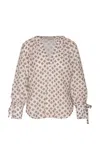Andres Otalora Amatista Linen Top In Green
