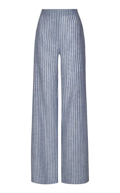 Andres Otalora Amor Profundo Striped Wide-leg Pants
