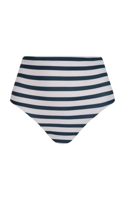 Andres Otalora Arida High-waisted Bikini Bottom In White