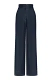 Andres Otalora Atenas Wide-leg Tencel Pants In Blue