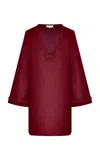 Andres Otalora Besar El Mar Embellished Linen Tunic