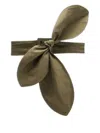 Andres Otalora Bow-detail Buckle Belt In Brown