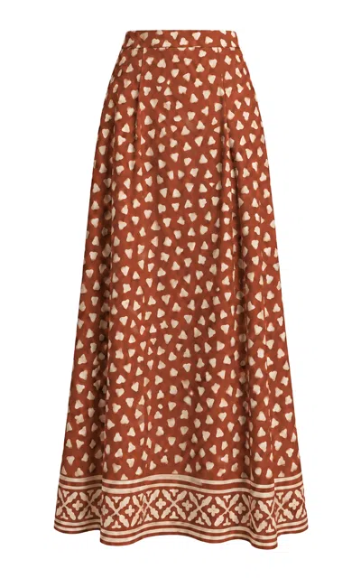 Andres Otalora Calma Islea Maxi Skirt In Multi