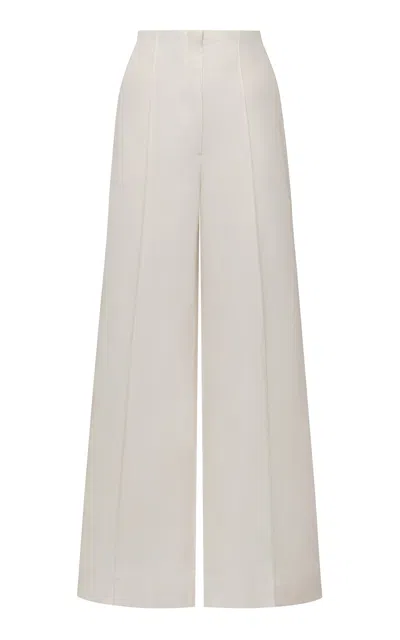 Andres Otalora Camino De Luz Cotton-blend Pants In White