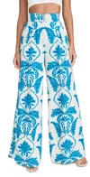 ANDRES OTALORA CHAVITOS PANTS IVORY/CERULEAN ORCHID